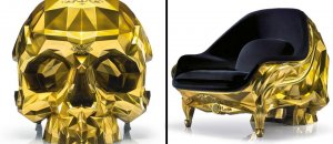 Gold Skull Chair Will Make You The Most Badass Super Villain On Earth