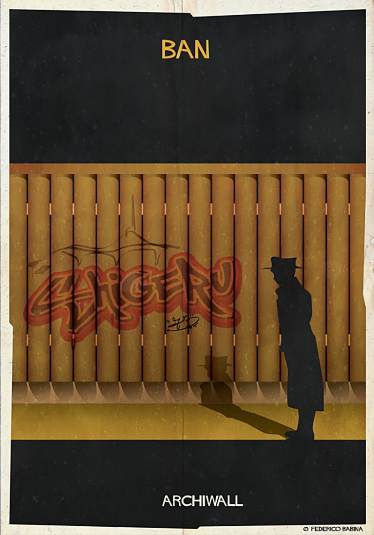 I più grandi architetti del mondo diventano street artist nelle illustrazioni di Federico Babina