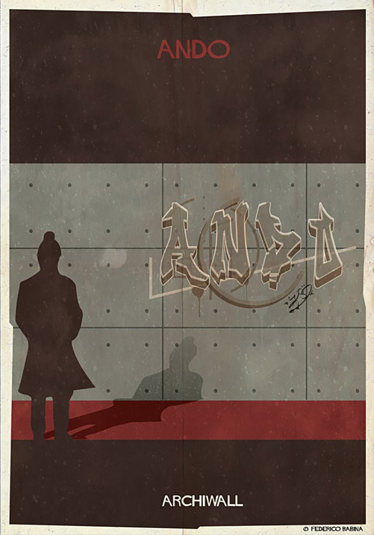 I più grandi architetti del mondo diventano street artist nelle illustrazioni di Federico Babina