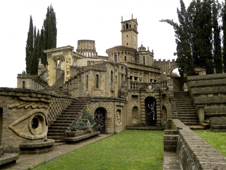 Una veduta della Scarzuola di Tomaso Buzzi
