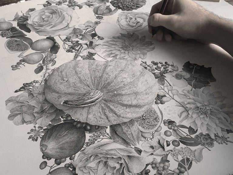 Questo disegno è stato fatto con 7 milioni di puntini