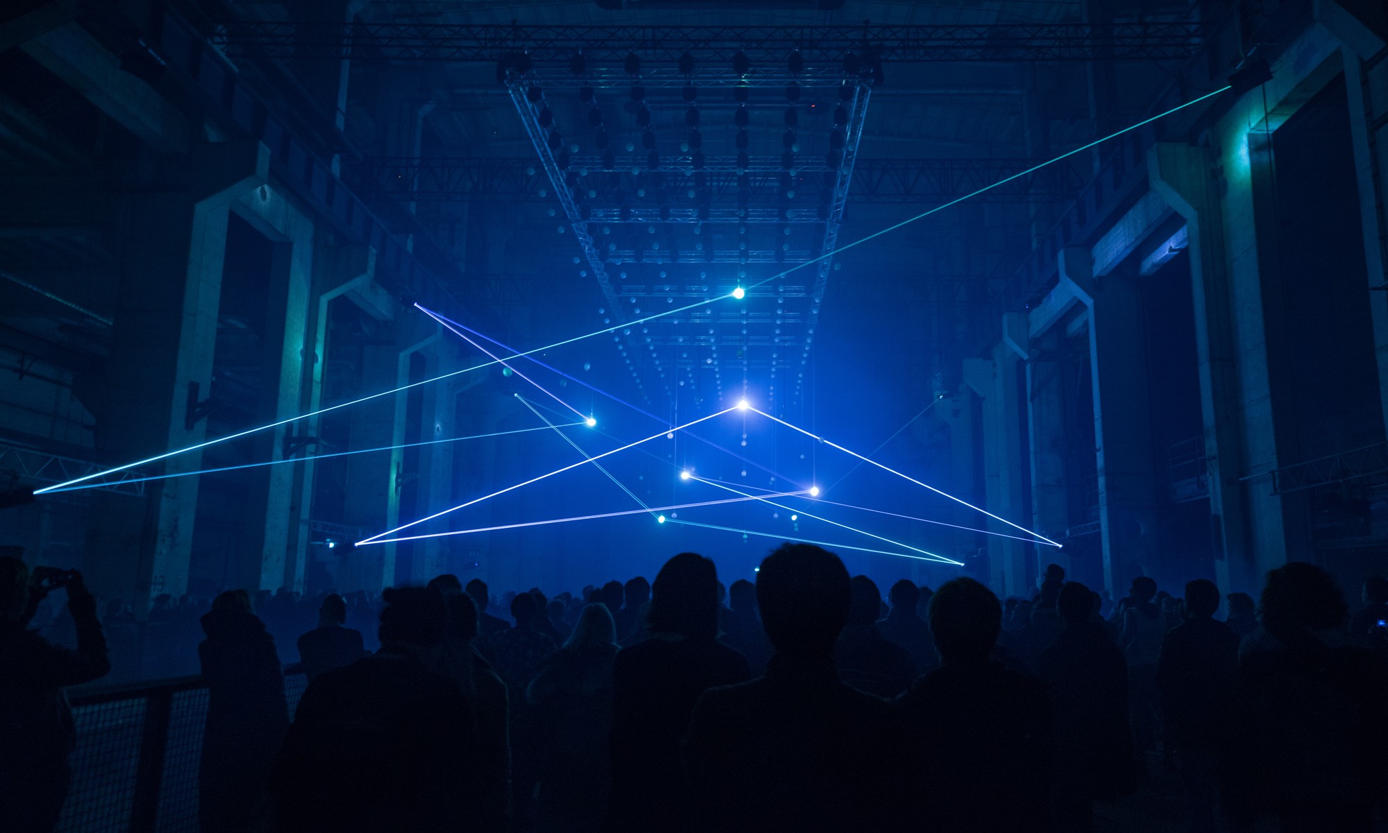 Deep Web, live perfomance by Christopher Bauder and Robert Henke, courtesy CTM