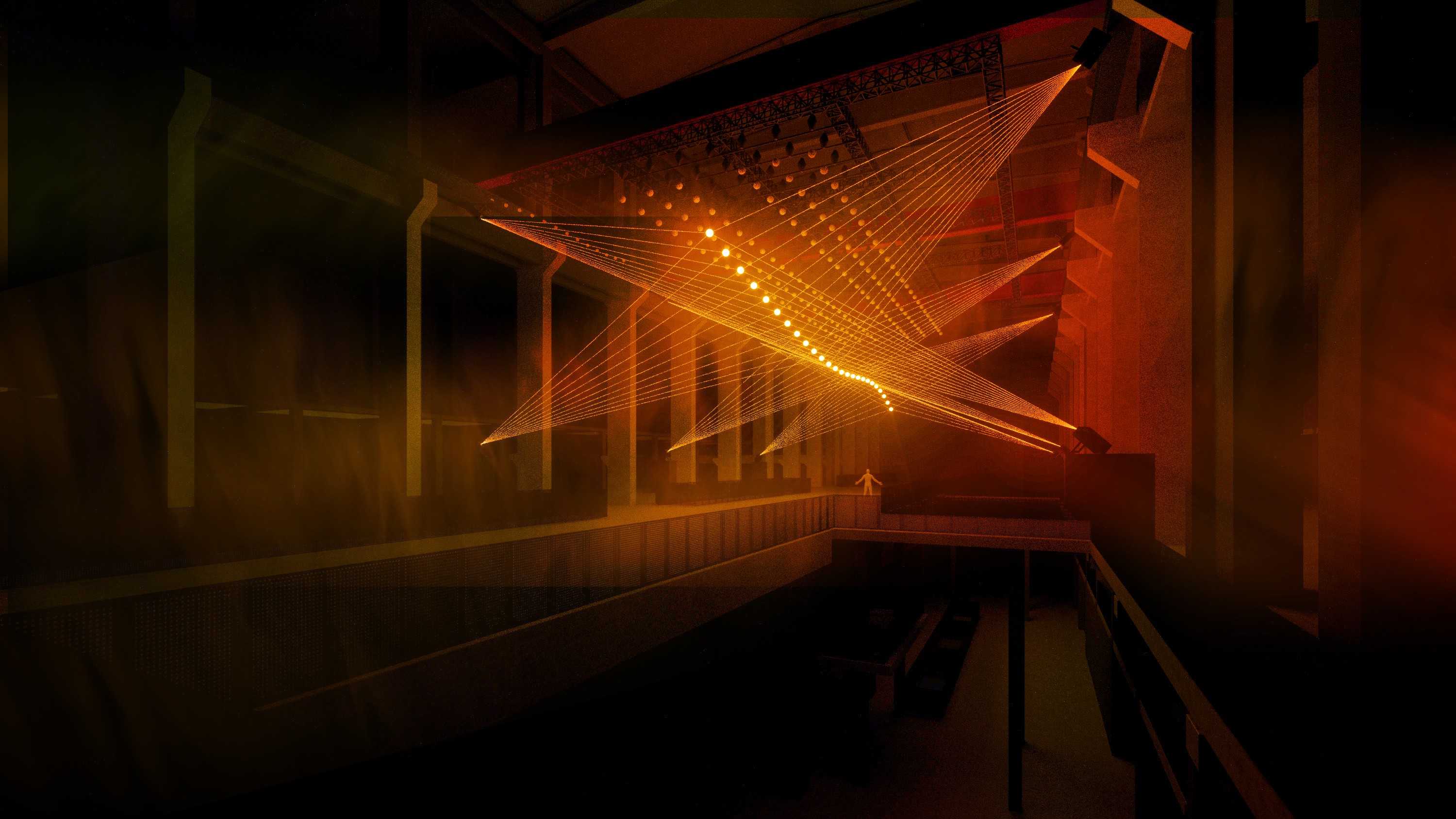 Deep Web, live perfomance by Christopher Bauder and Robert Henke, courtesy CTM