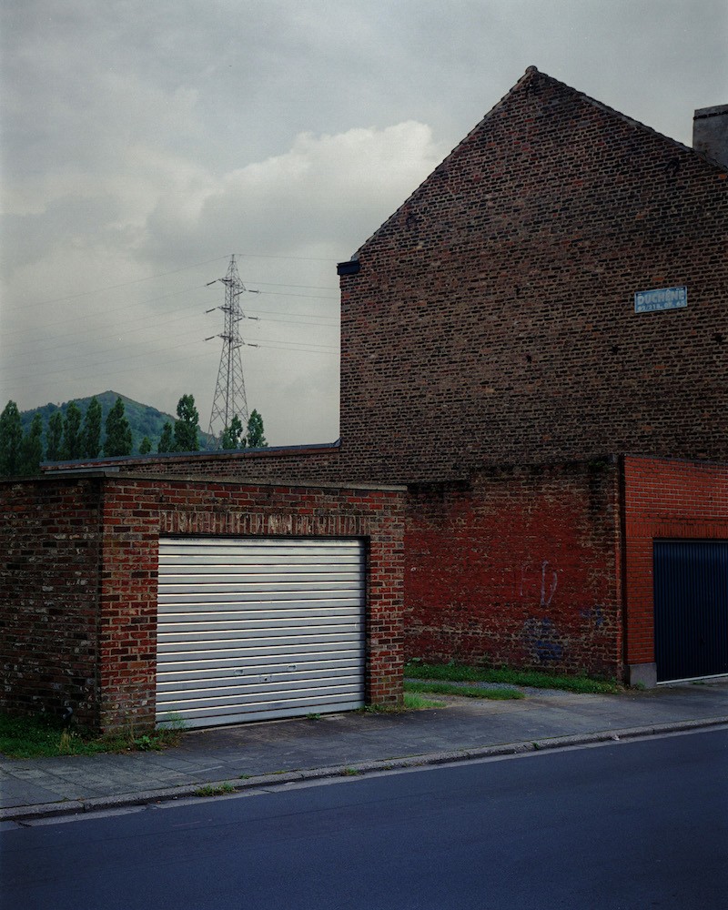 A typical skyline in Montignies-sur-Sambre.