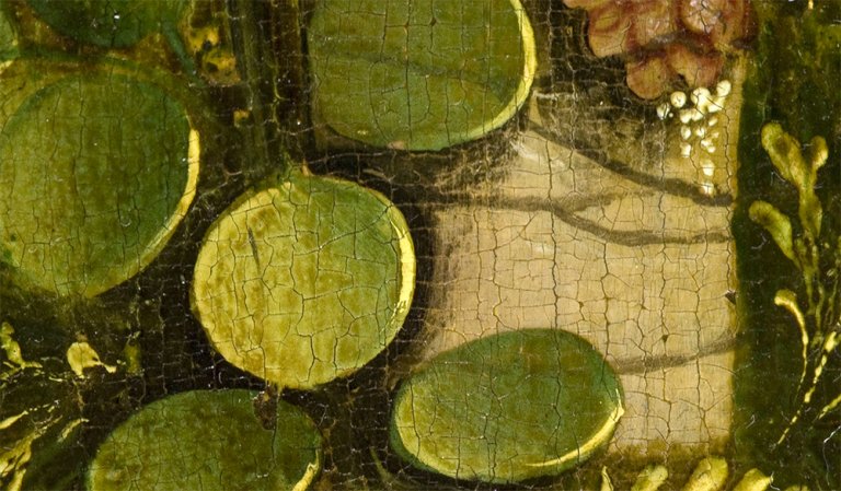 Un dettaglio delTrittico del Giardino delle delizie