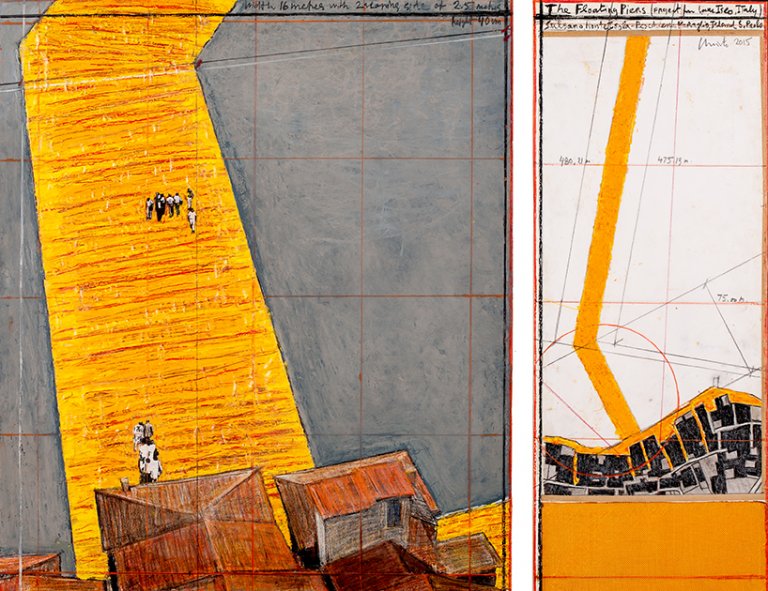 Christo jeanne claude works in progress galerie gmurzynska