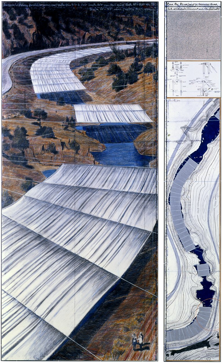 Christo jeanne claude works in progress galerie gmurzynska