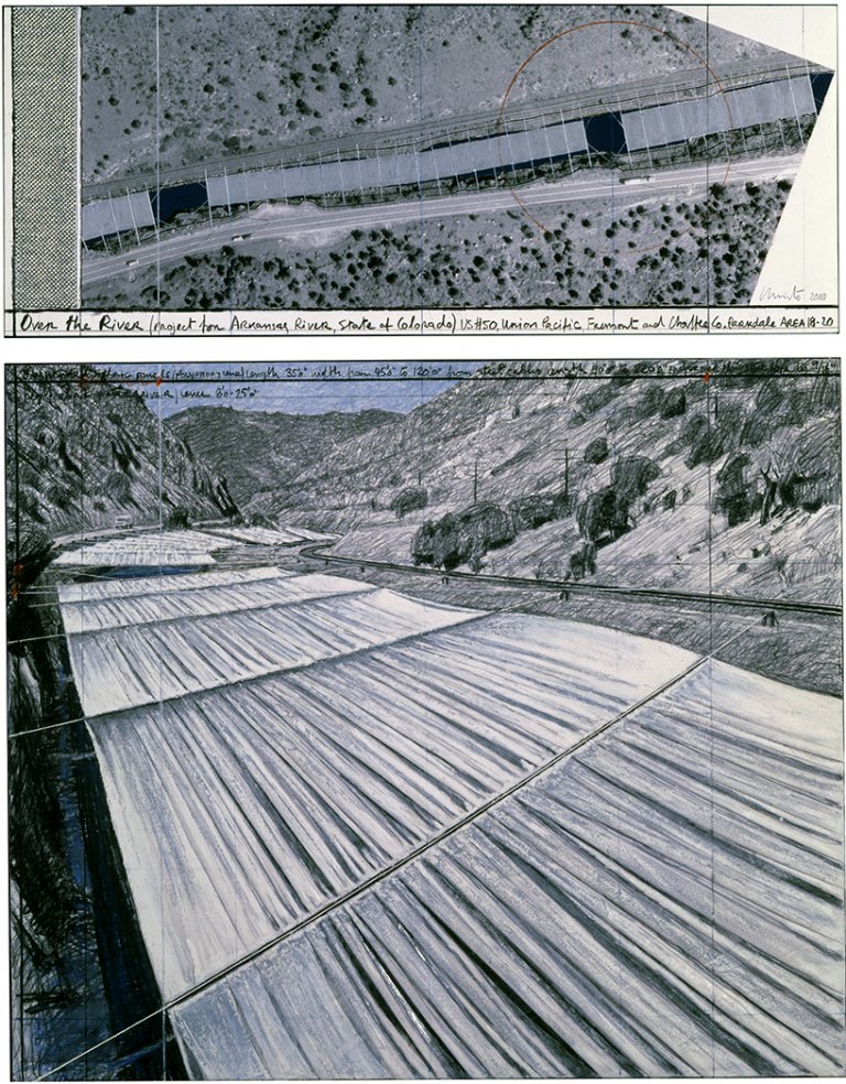 Christo jeanne claude works in progress galerie gmurzynska