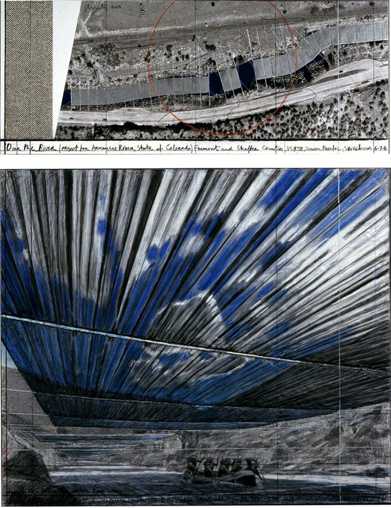 Christo jeanne claude works in progress galerie gmurzynska