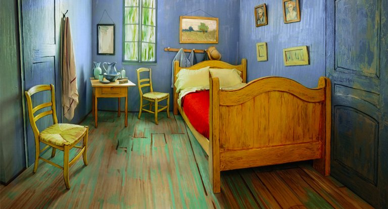 La replica della camera da letto di Van Gogh si può affittare con Airbnb