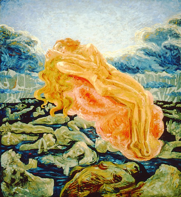 Umberto Boccioni - Il sogno - Paolo e Francesca, 1908-1909