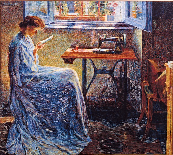 Umberto Boccioni - Romanzo di una cucitrice, 1908