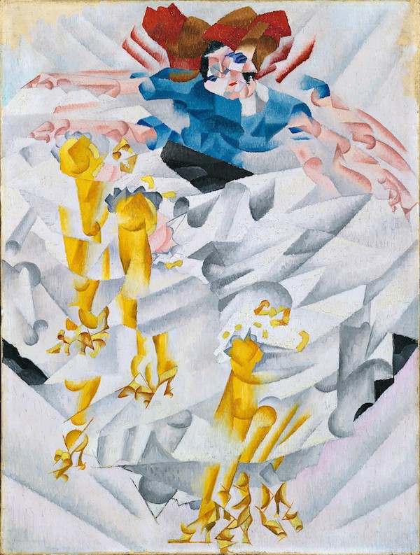 Gino Severini - Ballerina in giallo (La Chahuteuse), 1912