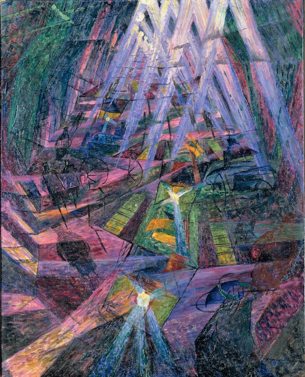 Umberto Boccioni - Forze di una strada, 1911