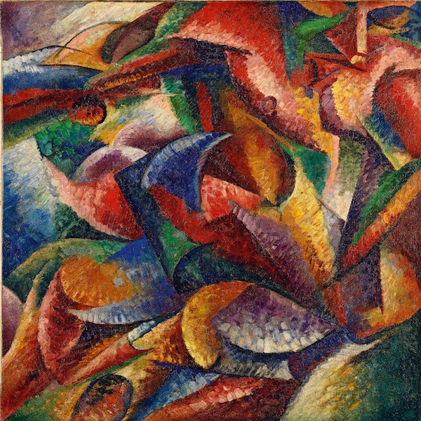 Umberto Boccioni - Dinamismo di un corpo umano, 1913