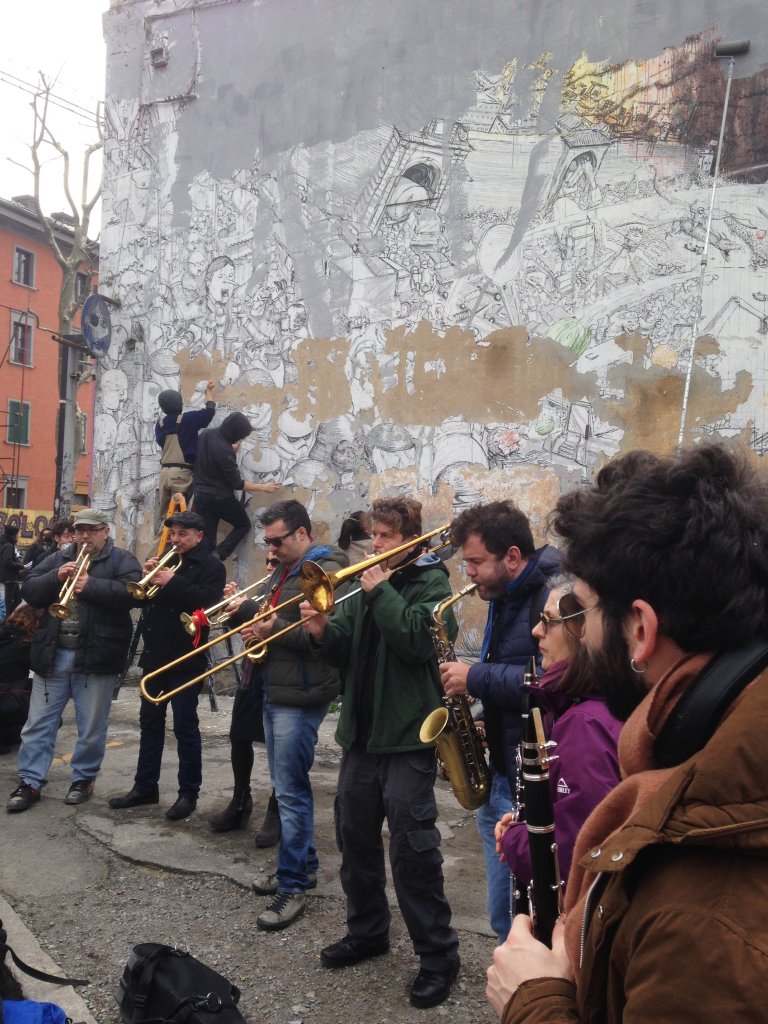 Blu cancella le sue opere a Bologna