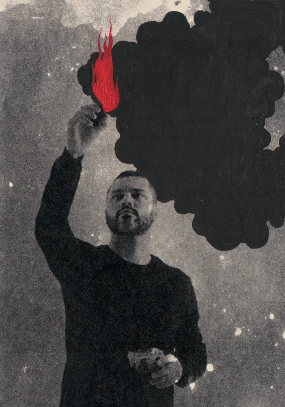 Luca Barcellona fire desire mostra alberto fiocco