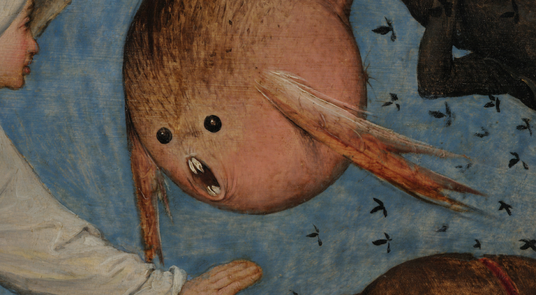 Pieter Bruegel il Vecchio, Caduta degli angeli ribelli, 1562, olio su tela, 117x162cm, Museo reale delle belle arti del Belgio, Bruxelles