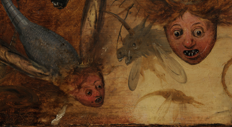 Pieter Bruegel il Vecchio, Caduta degli angeli ribelli, 1562, olio su tela, 117x162cm, Museo reale delle belle arti del Belgio, Bruxelles
