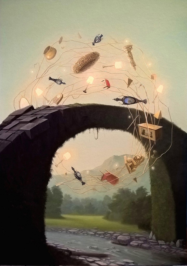 Fake Golden Circle, 2015 -  Olio su cartone vegetale