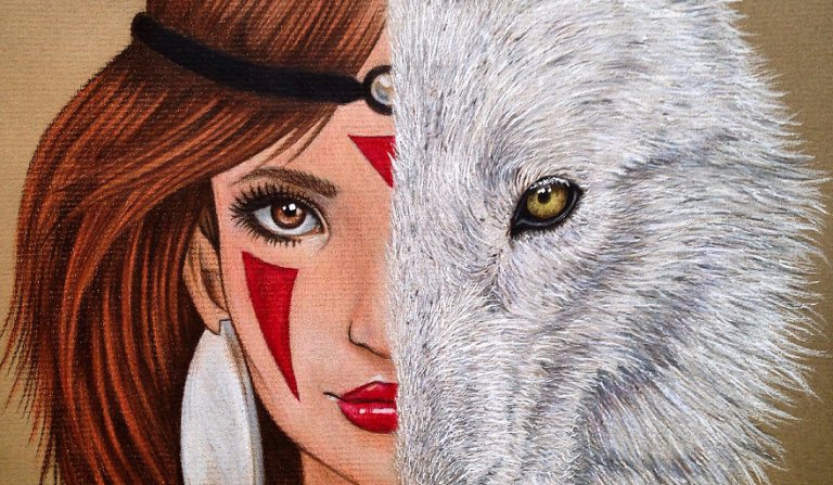 Questa disegnatrice fonde in un solo volto i personaggi Disney e di Hayao Miyazaki