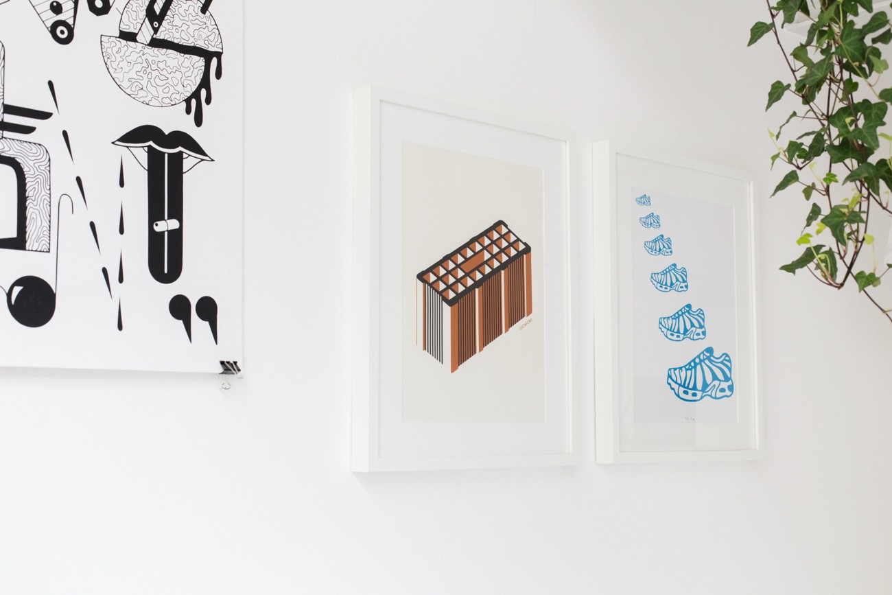 Luca Font nel suo studio - Foto di Claudia Zalla