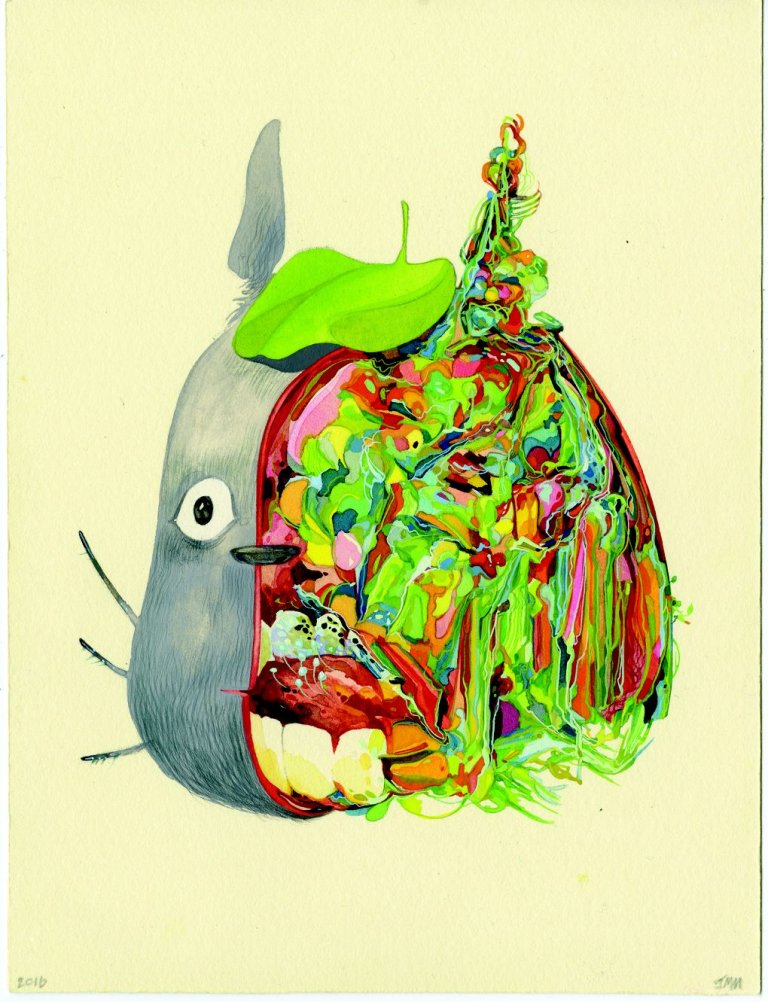 Miyazaki Spirit: i classici dello Studio Ghibli reinterpretati da decine di artisti diversi