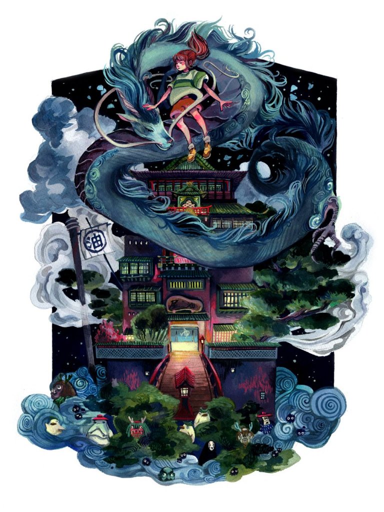 Miyazaki Spirit: i classici dello Studio Ghibli reinterpretati da decine di artisti diversi