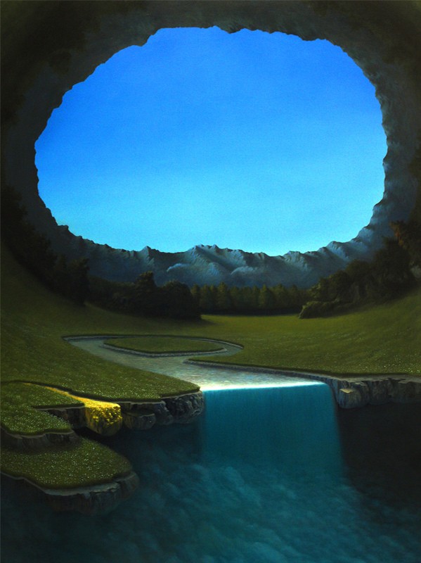 Orbita sinistra, 2015 - Acrilico su tela
