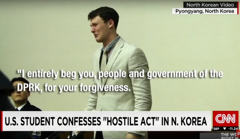 Otto Warmbier Corea del Nord condannato