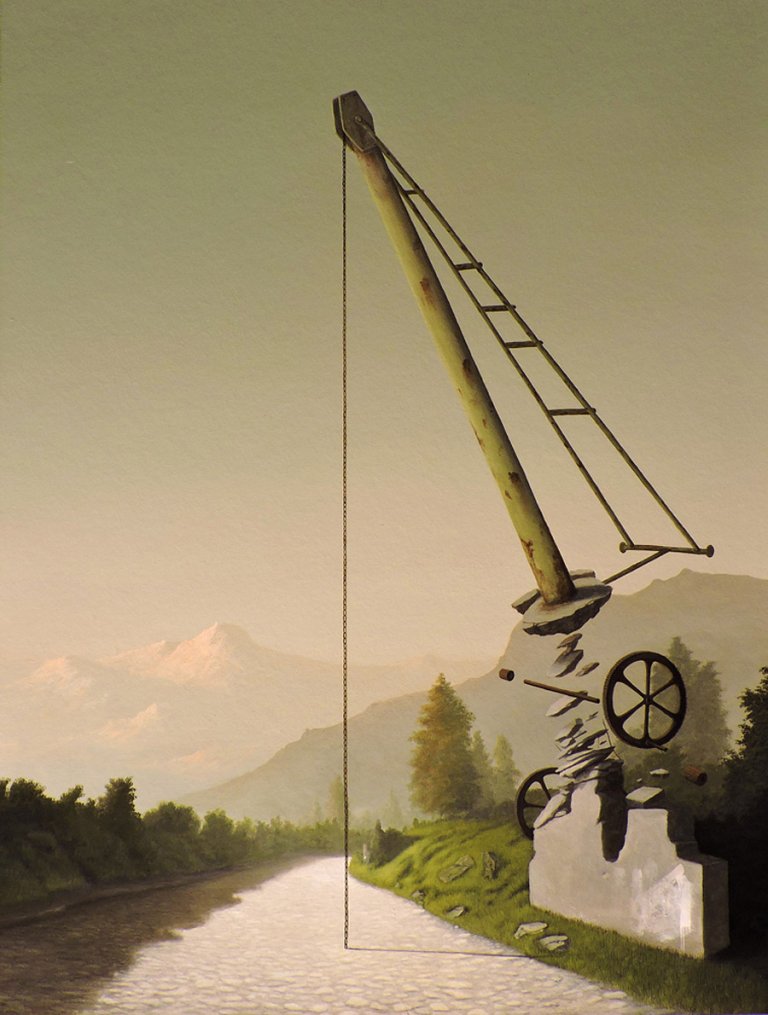 Paesaggi surreali e immagini interiori, l’arte onirica di Paolo Pibi