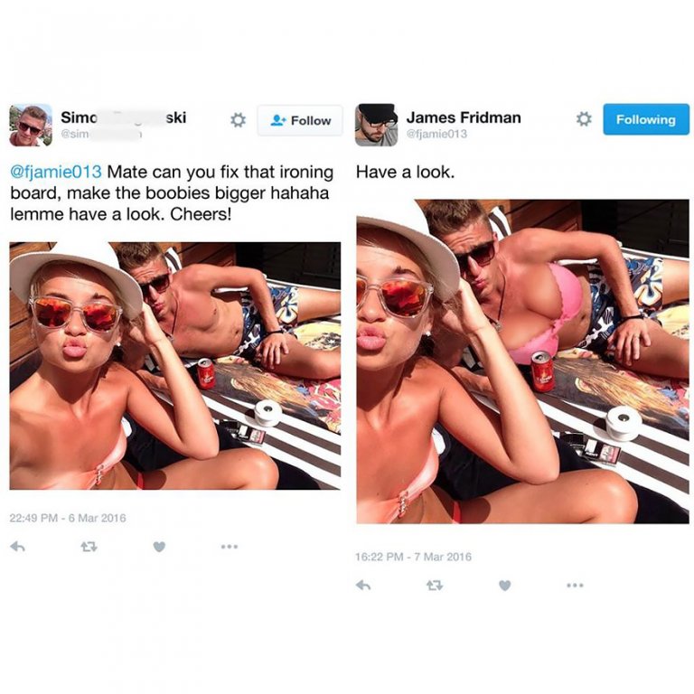 Hanno chiesto a un grafico di farsi ritoccare le foto e lui li ha trollati tutti
