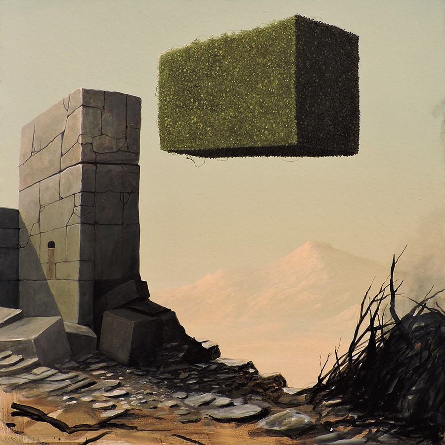 Senza titolo 4, 2015 - Acrilico su cartone vegetale