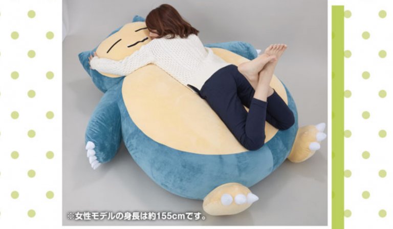 snorlax pokemon cuscino