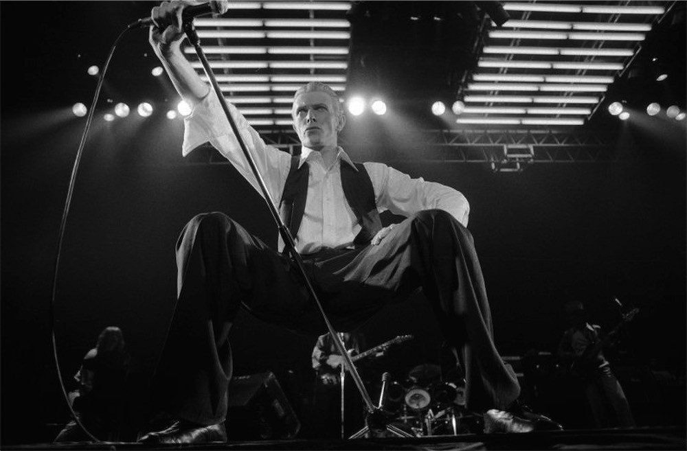 ©Michael Putland, David Bowie performing live at Wembley arena 1976