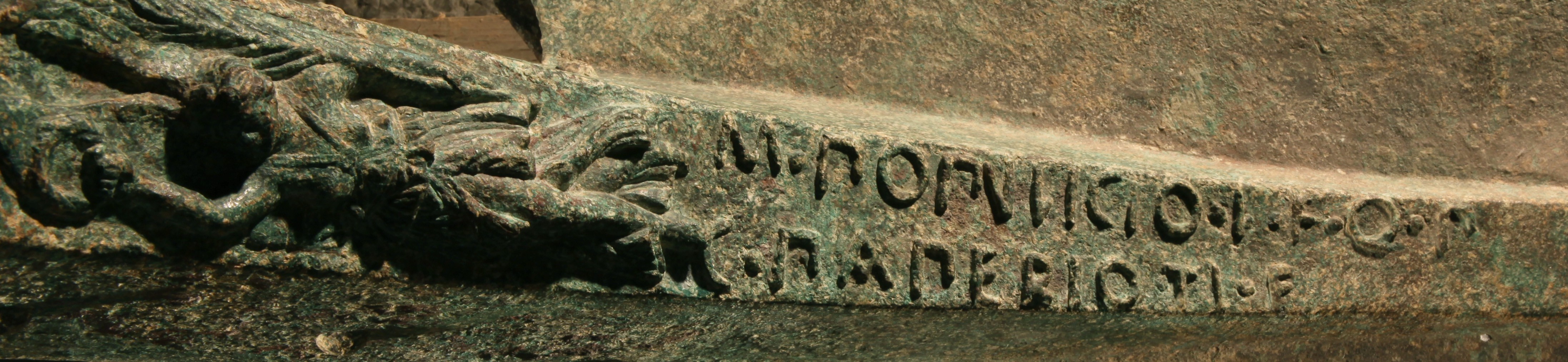 Bronze rostrum from Roman warship, from the seabed near Levanzo, Sicily. c.240 BC. Soprintendenza del Mare © Regione Siciliana