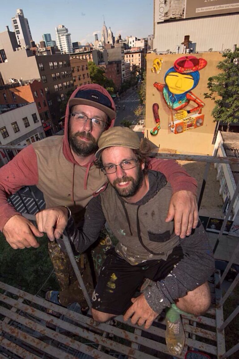 OSGEMEOS e il nuovo murales all'HangarBicocca