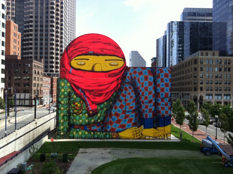 OSGEMEOS e il nuovo murales all'HangarBicocca
