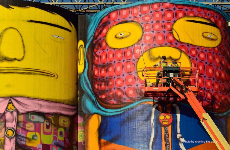OSGEMEOS e il nuovo murales all'HangarBicocca