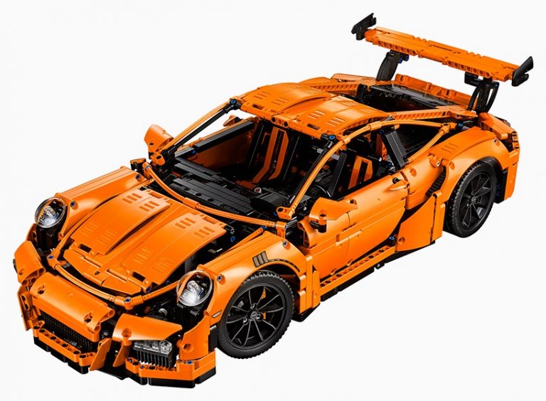 LEGO technic porsche 911 GT3 RS kit designboom 02 818x601