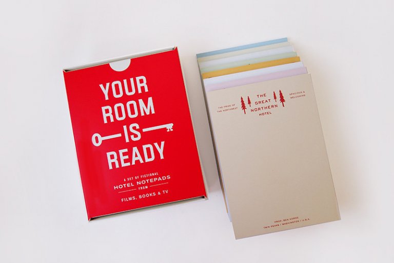 I bloc notes ispirati agli hotel dei film di culto, da Shining a Twin Peaks