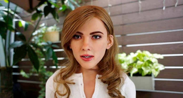 Un designer ha realizzato un robot a immagine e somiglianza di Scarlett Johansson