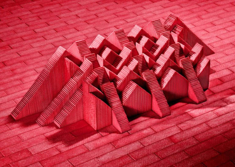 Le fantastiche architetture futuristiche create coi chewing-gum