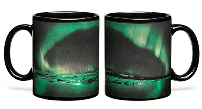 tazza aurora boreale