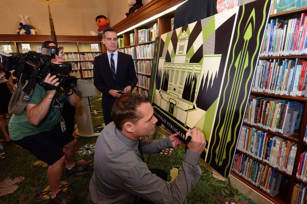 Obey L.A. Public Library