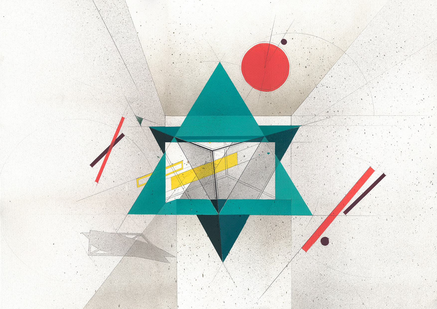Origin Of Symmetry - Sketch preparatorio