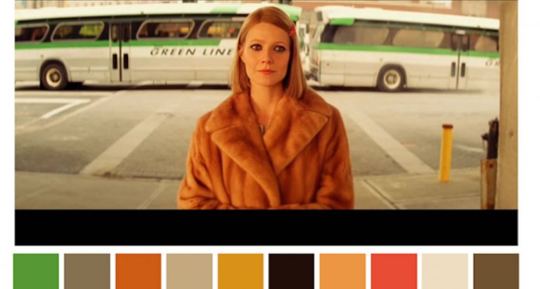 palette colori film
