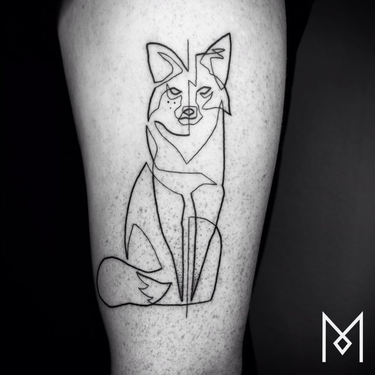 One line tattoo mo ganji