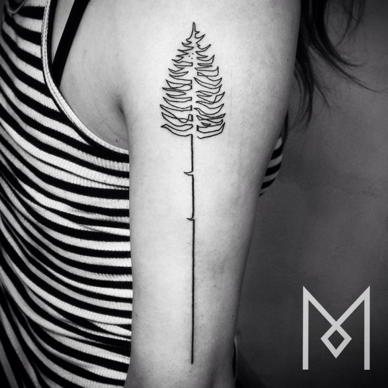 One line tattoo mo ganji