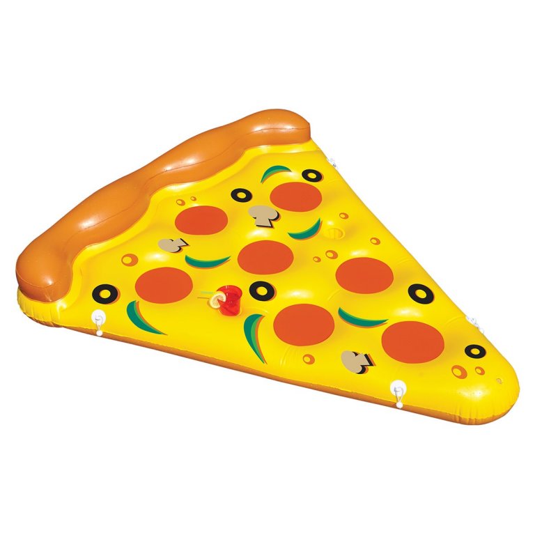 La fetta di pizza galleggiante è tutto quello di cui hai bisogno la prossima estate